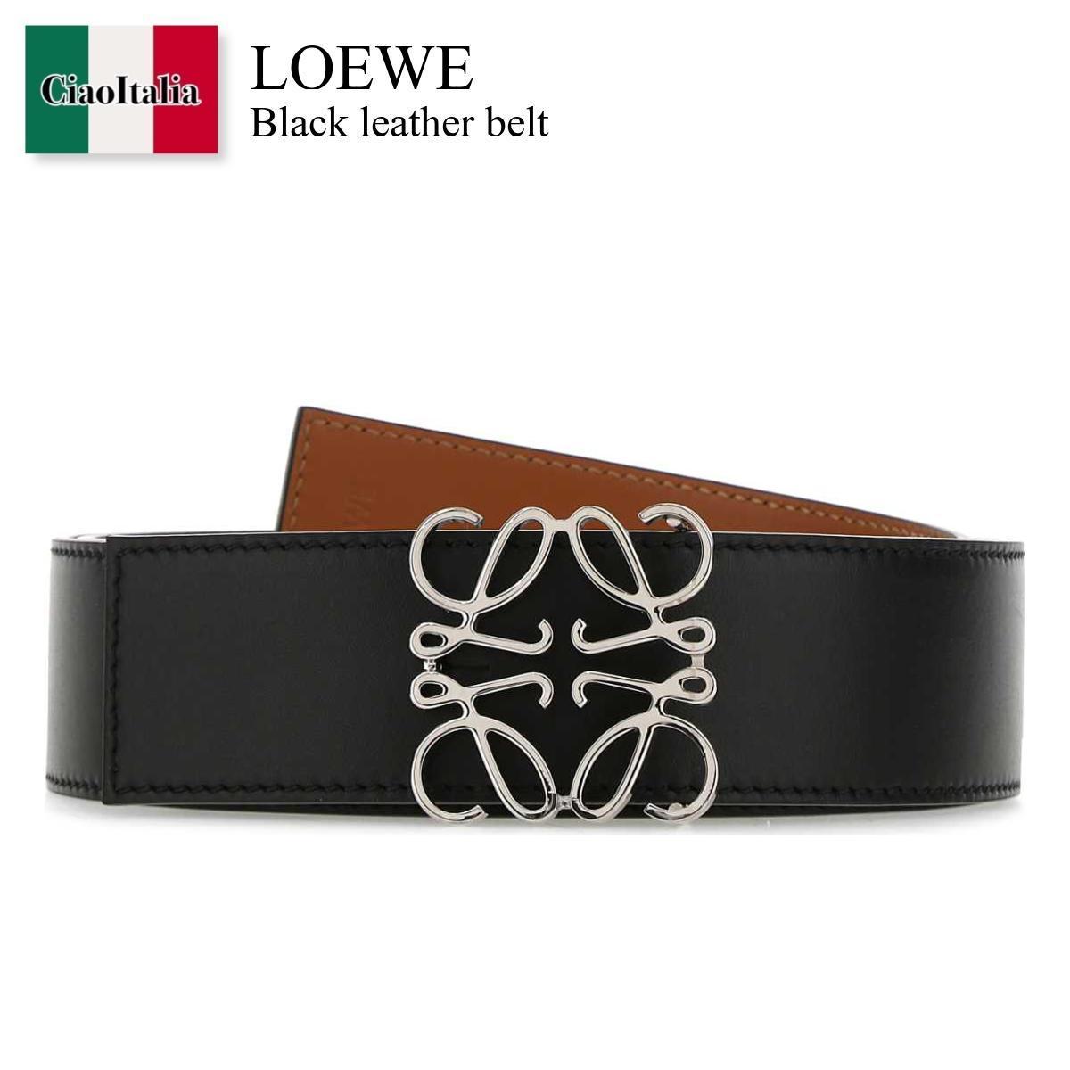 ベルト Loewe Black Leather Belt