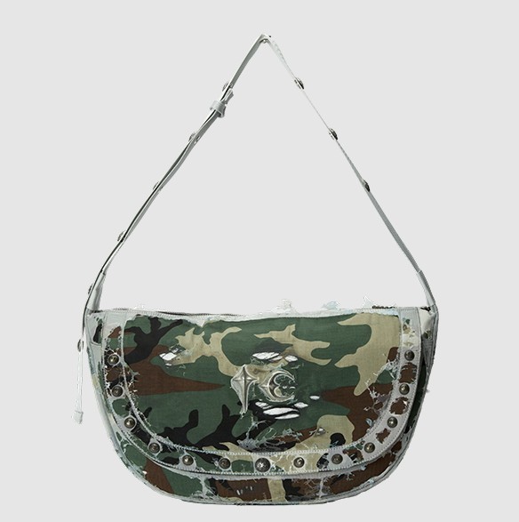【Thug Club】韓国人気ブランド! Burnt Bio Army Messenger Bag Thug Club - 【残りわずか】Scarred Bio Army Messenger Bag