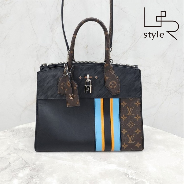 【Louis Vuitton】シティ スチーマーMM トート バッグ・中古