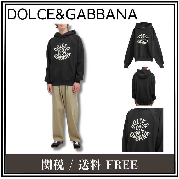 【大人気】Dolce & Gabbana カレッジロゴ パーカー