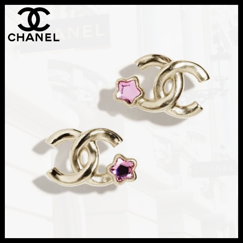 【ピンクスターが光る♪】CHANEL ピアス