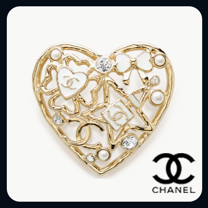 ハート♪【 CHANEL 】ブローチ♡