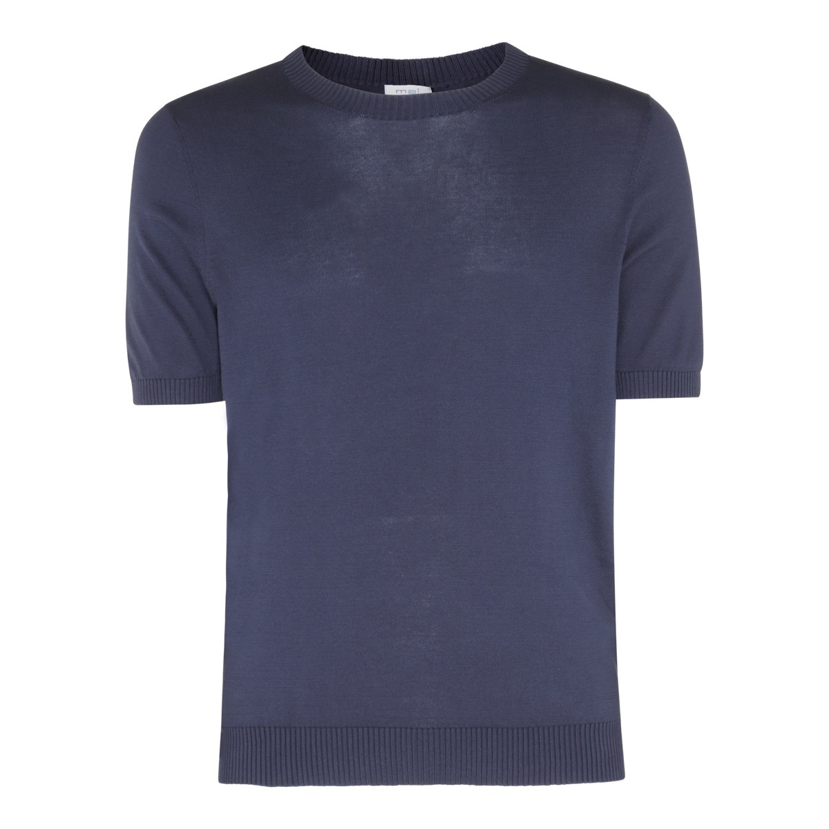 【関税・送料込み】MALO T-SHIRTS NAVY BLUE COTTON T-SHIRT