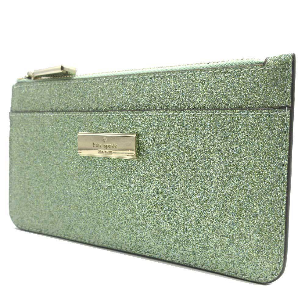 国内即送kate spade BOX付 グリッタースリムカードホルダーKK320