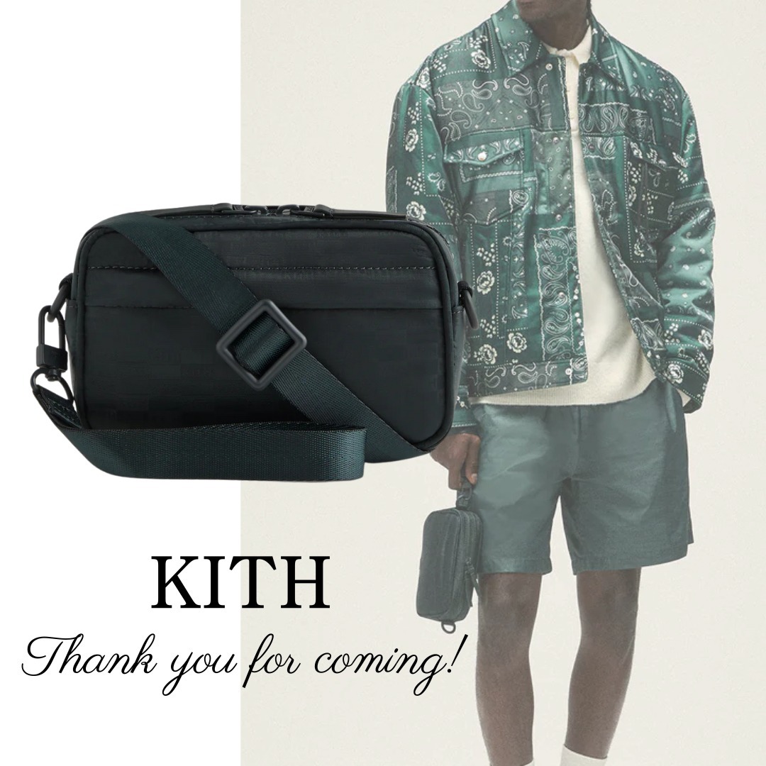 ■KITH■Kith モノグラム ジャカード ミニポーチ
