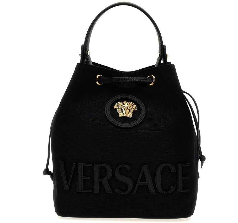 VERSACE(ヴェルサーチ) ロゴ ラ メデューサ バケットバッグ