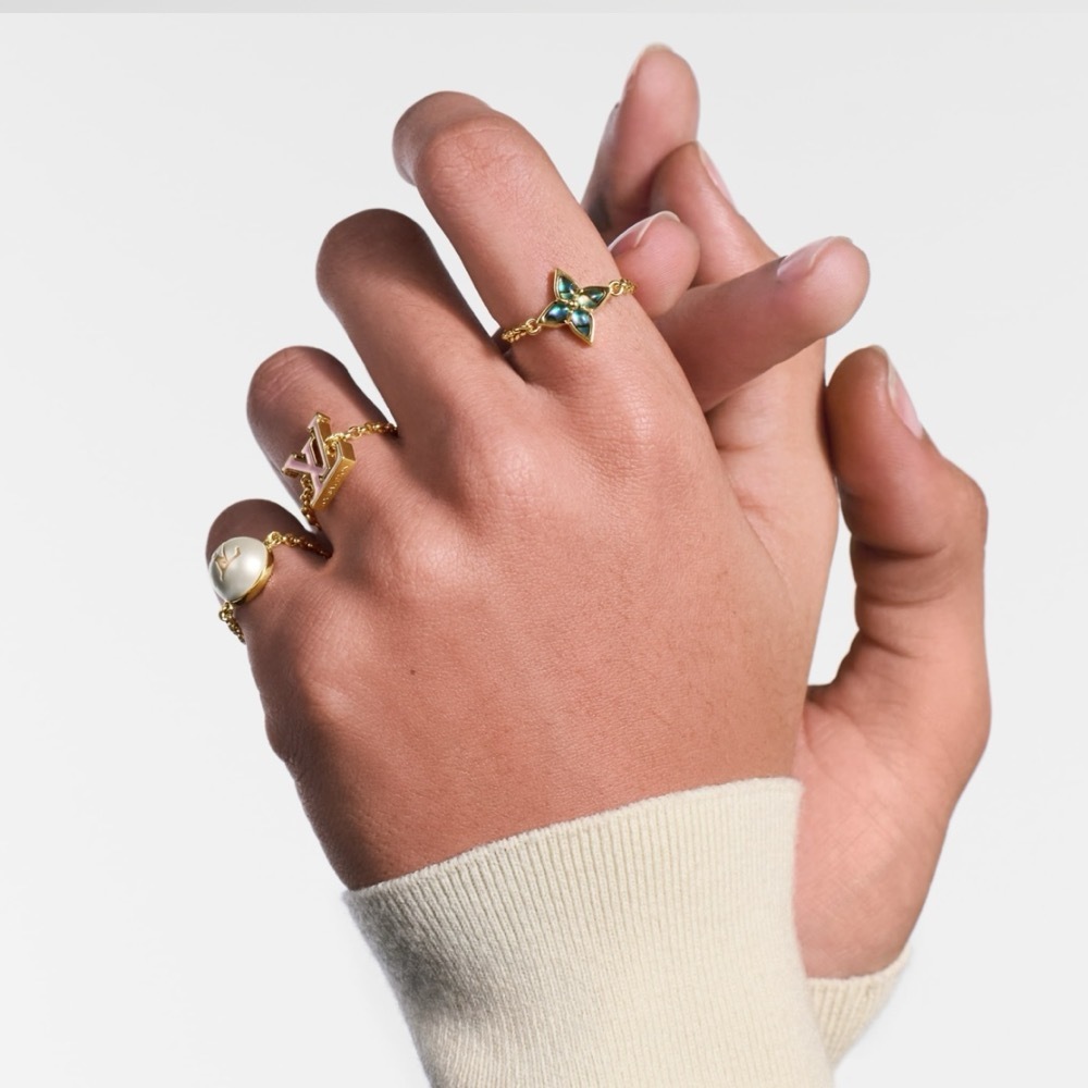 お洒落♡【LOUIS VUITTON】セット リング レイヤーカラー