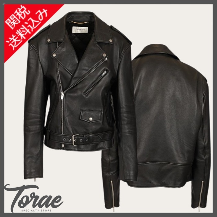 【Saint Laurent】 Leather Perfecto jacket