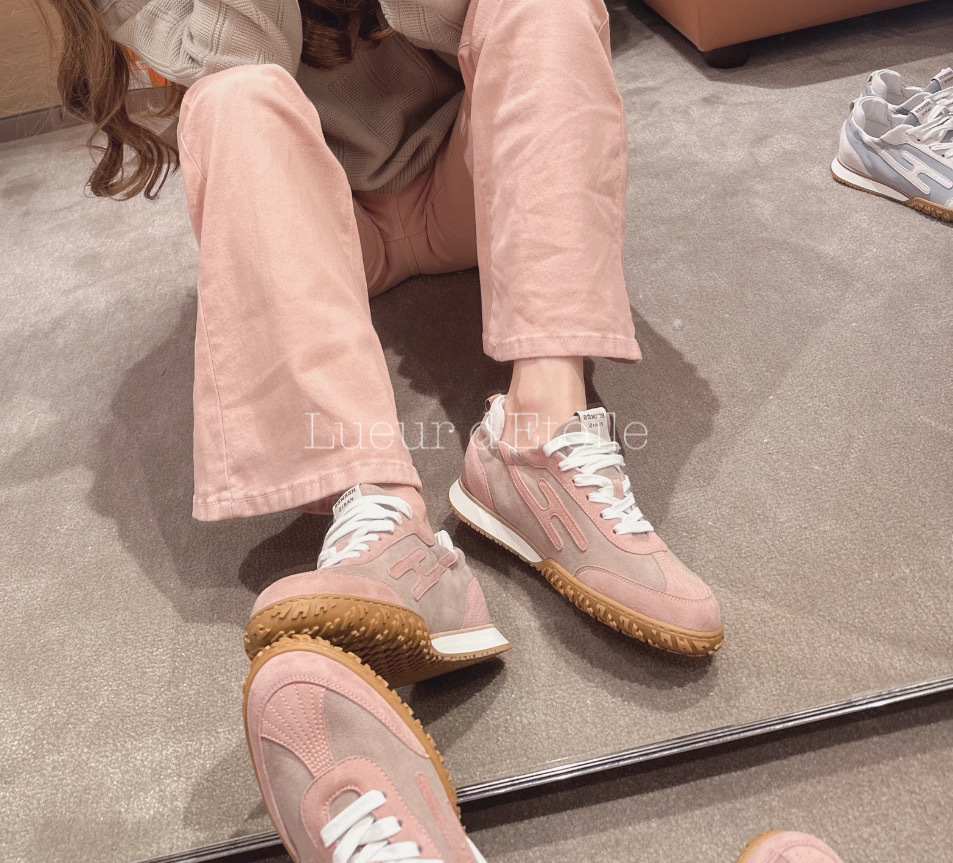 【パステルピンク♡】HERMES スニーカー《ジェット》