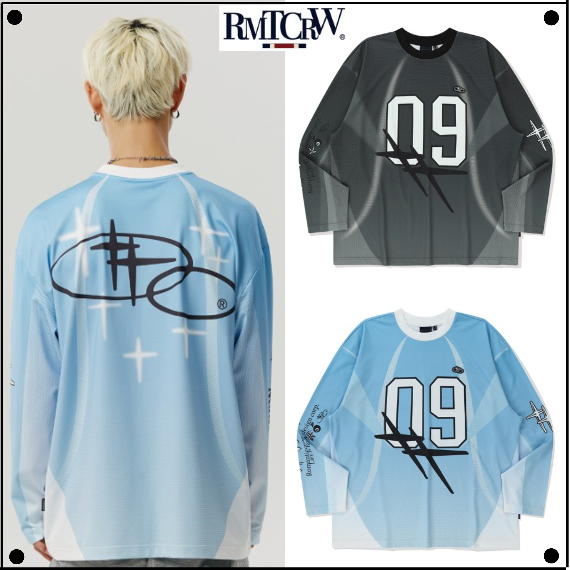 ROMANTIC CROWNのNew Romantic Sports Jersey 全2色