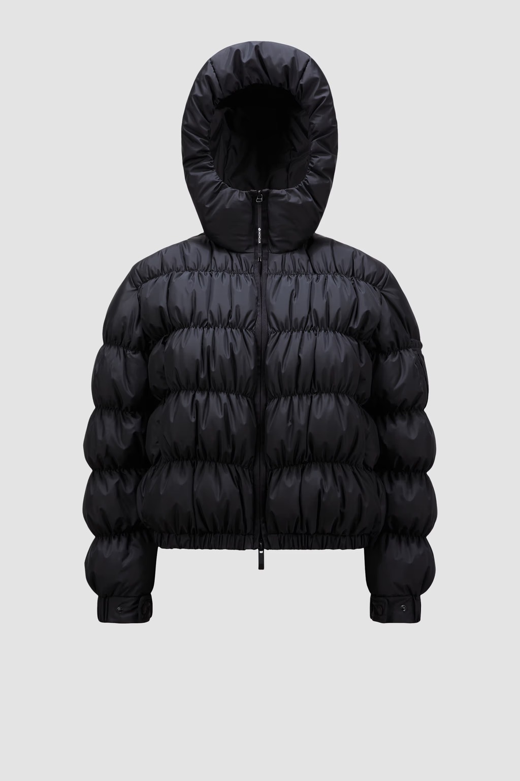 Medonte Hooded Ruched-Quilted Short Down Jacket ★関税込★