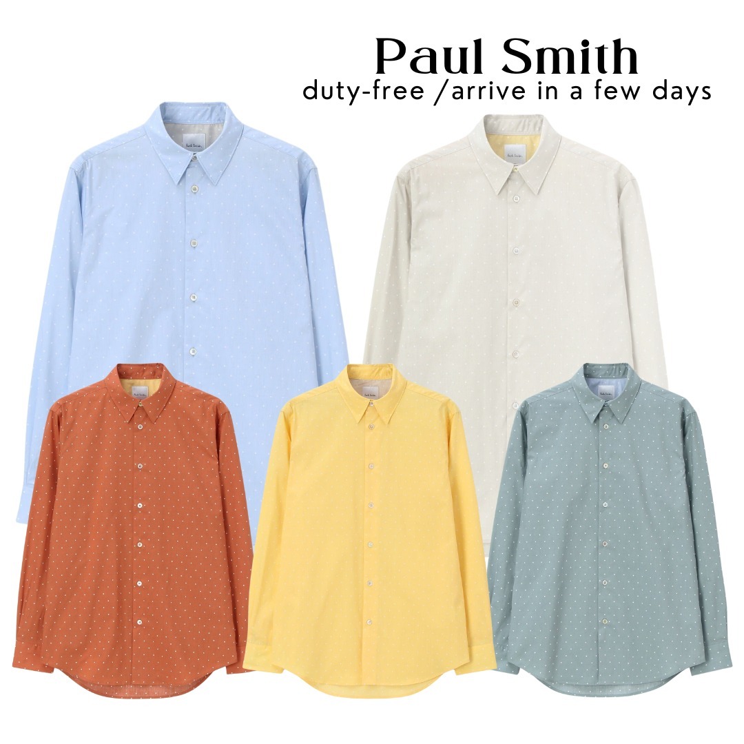 【Paul Smith】ポルカドット プリントシャツ