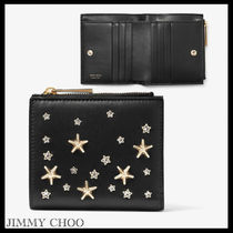 JIMMY CHOO HANNI Honey Crystal Star スタッズ付 カーフレザー