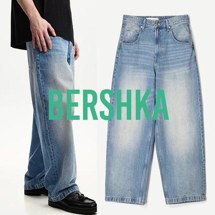Bershka スーパーバギーデニム 32 パンツ