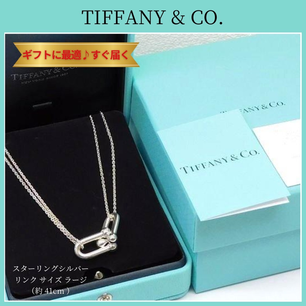 Tiffany & Co. ワンランク上の装いに！ダブルリンク ペンダント ティファニー ハードウェア ◇ ダブルリンク ペンダント