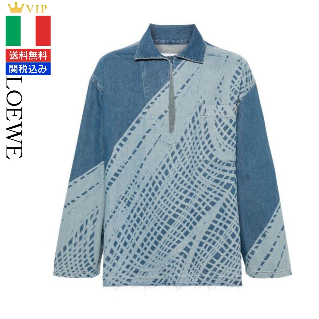 VIP【関税送料無料】希少 LOEWE PAULA'S IBIZA DENIM SHIRT