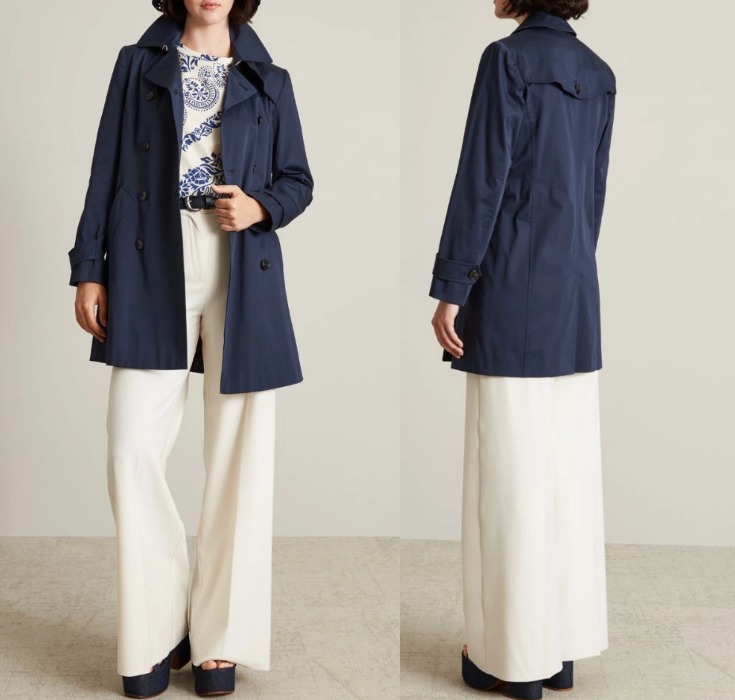 DT♪CAVOUR コットンサテントレンチコート 関税込