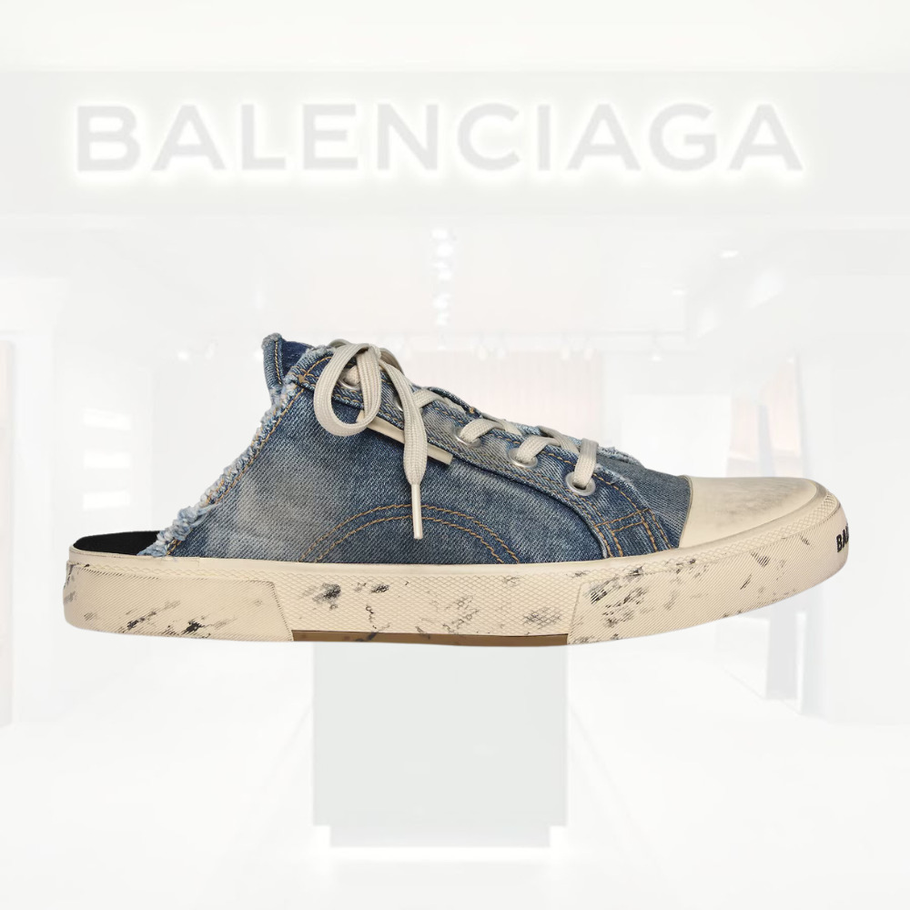 送料込+BALENCIAGA+Paris ミュール