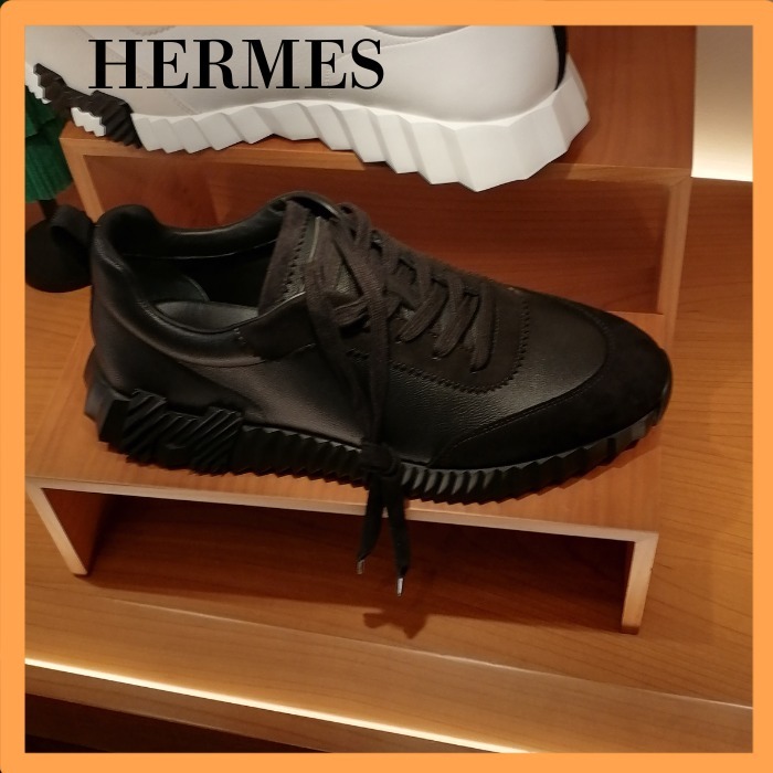 【HERMES】エルメス メンズ スニーカー 《バウンシング》黒 人気