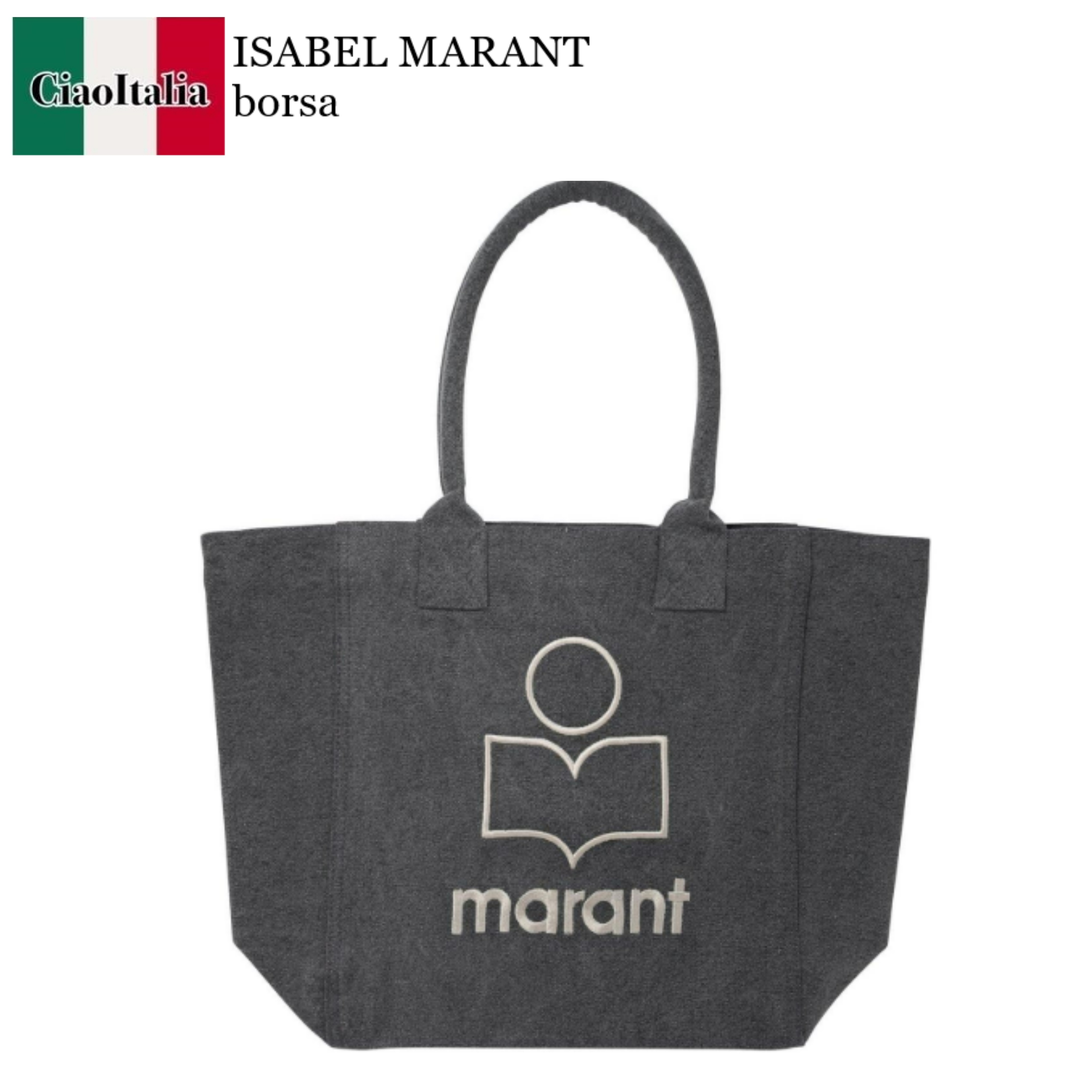 トートバッグ Isabel Marant Borsa Yenky Piccola In Canvas