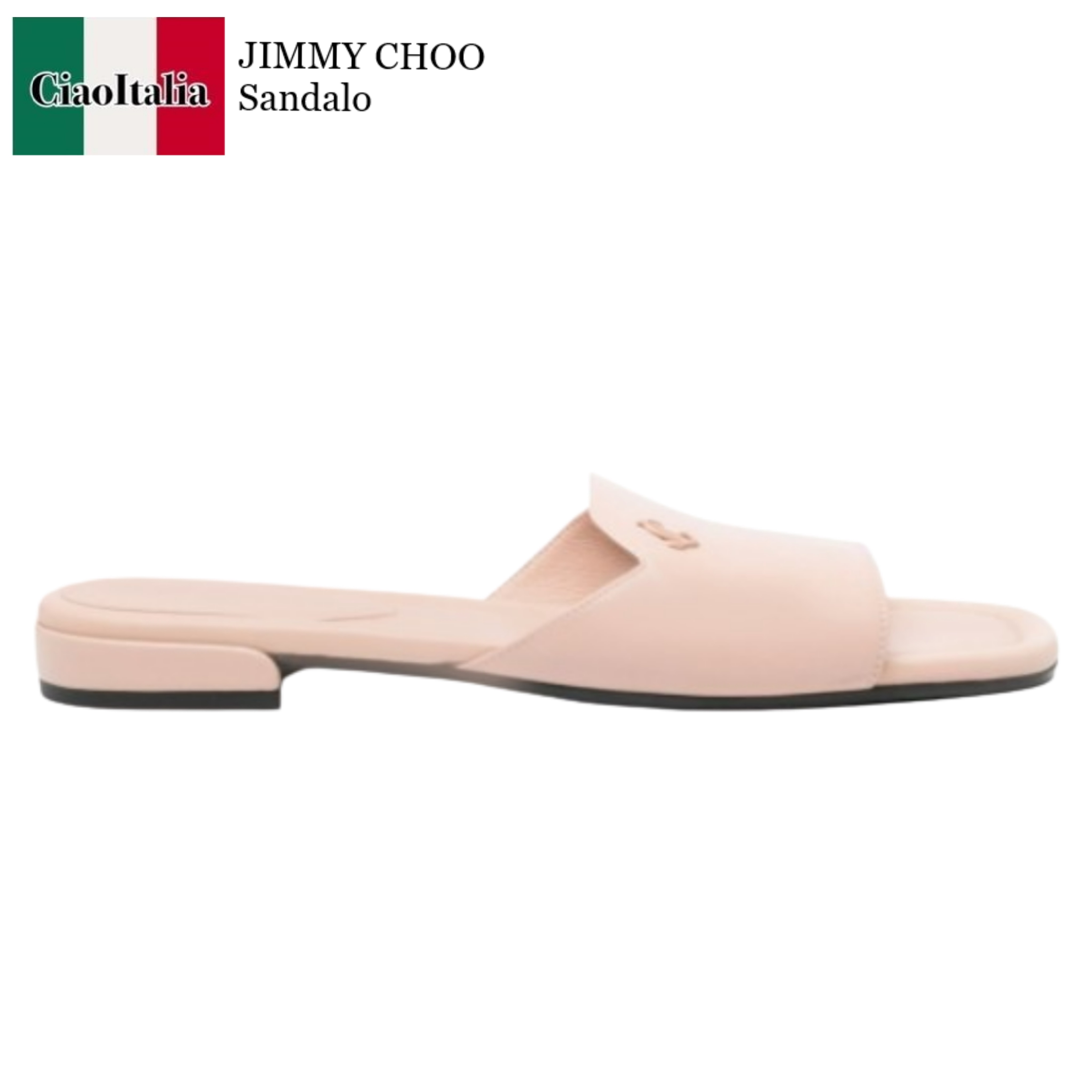 サンダル・ミュール Jimmy Choo Sandalo Dina Flat In Pelle