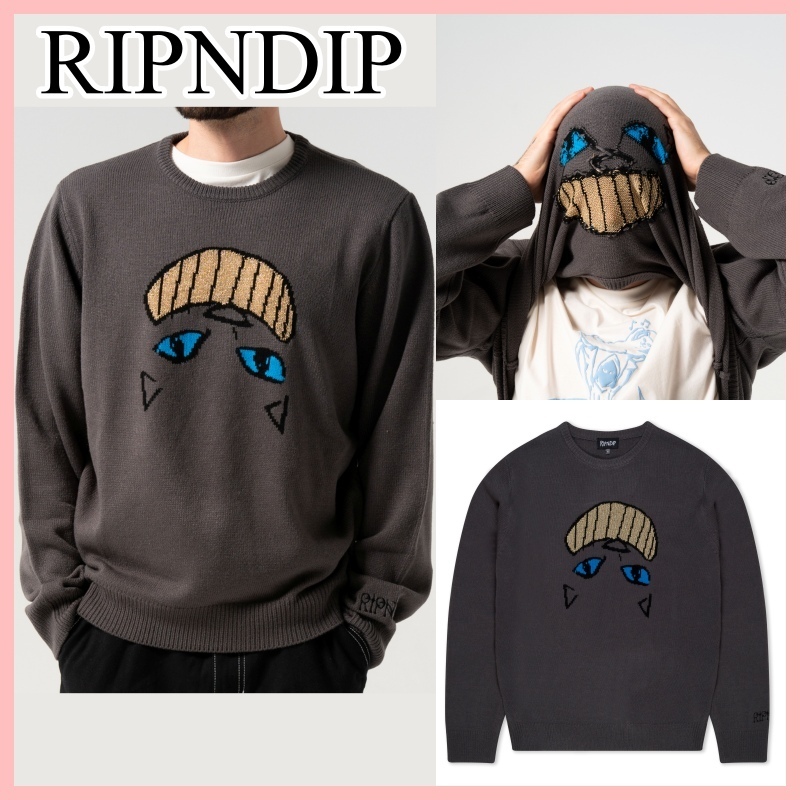 RIPNDIP Joaquin ニット セーター Charcoal 送料込み