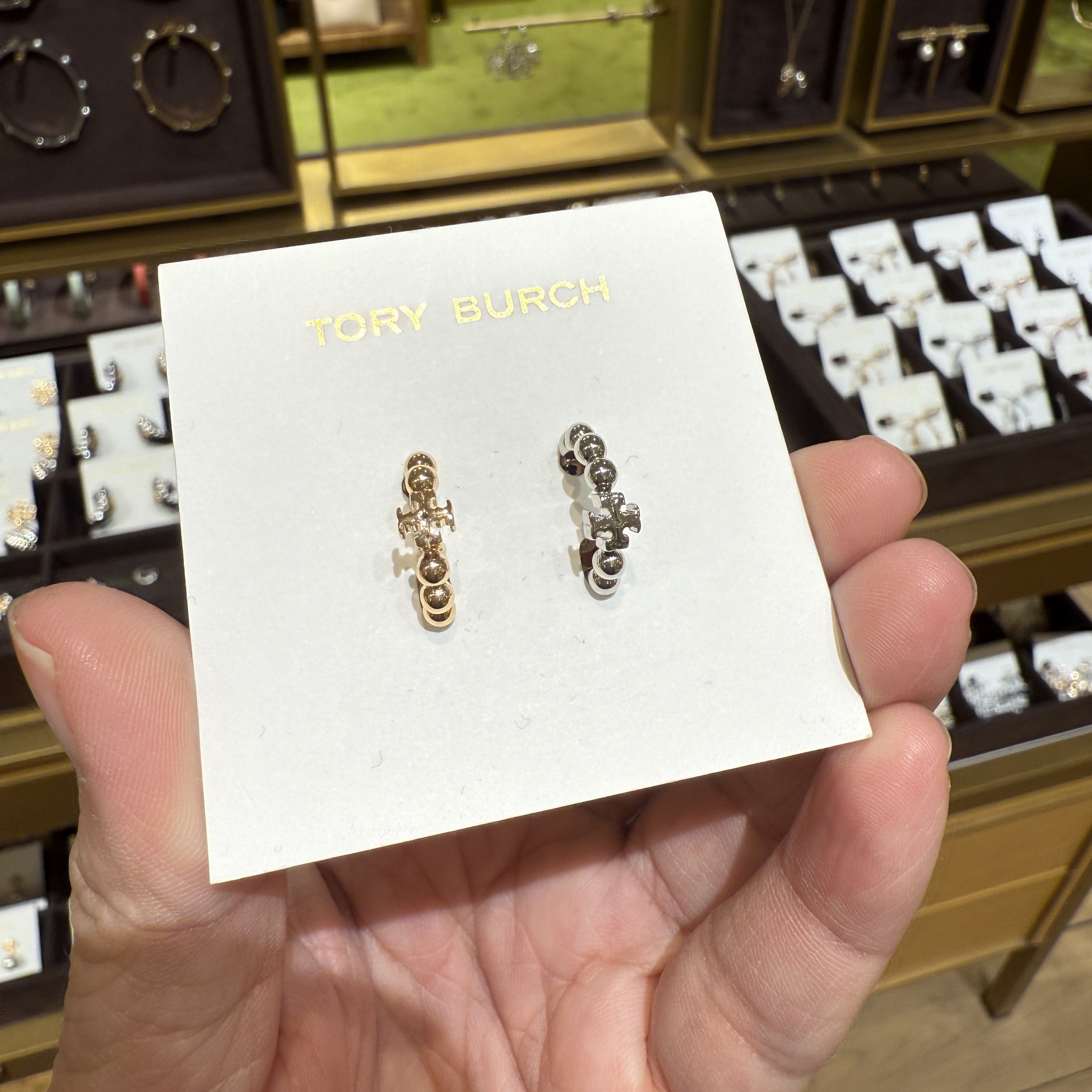 新作 Tory Burch Beaded Ear Cuff Set 164171