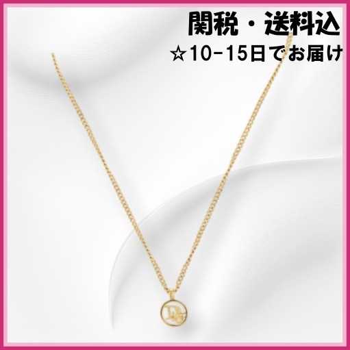 Dior■ディオール ロゴ ゴールド ネックレス