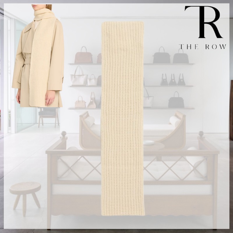 （新作）The Row Illy カシミア ニット スカーフ