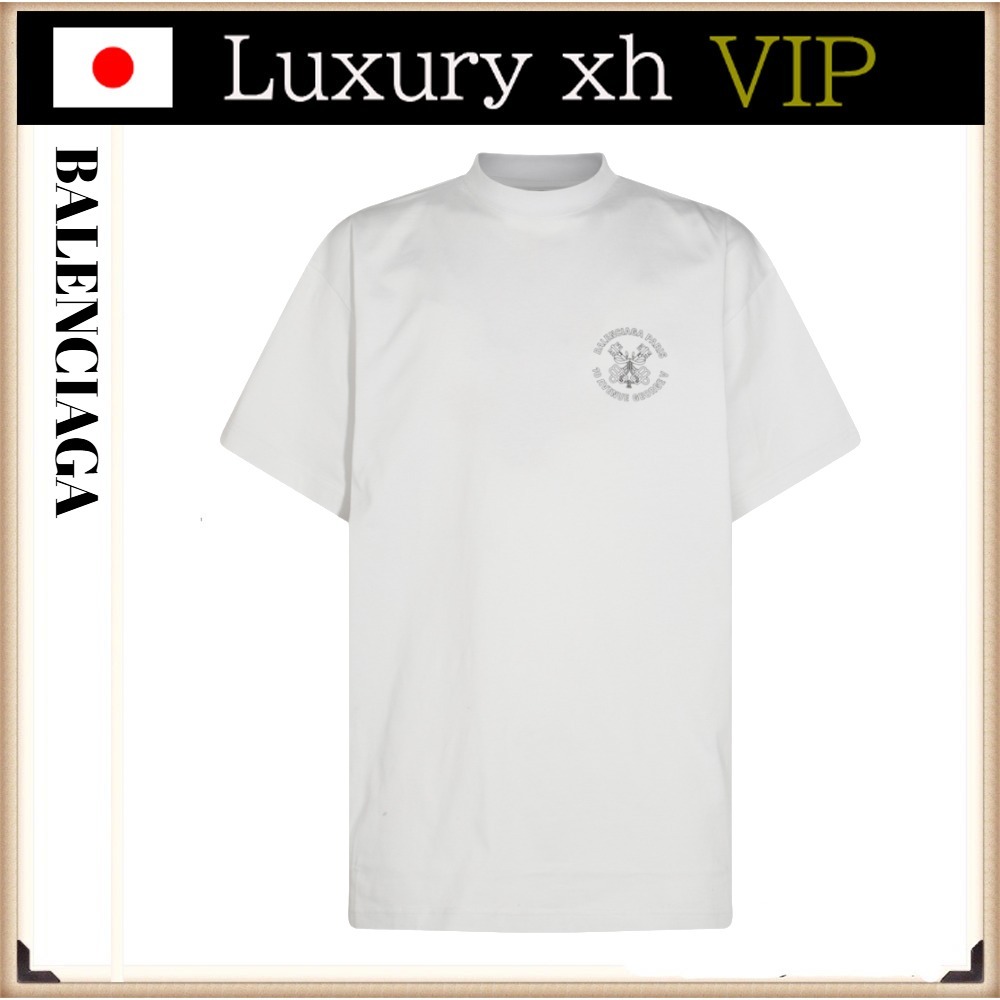 25SS BALENCIAGA UNDER ARMOUR ホワイト ロゴ コットン Ｔシャツ