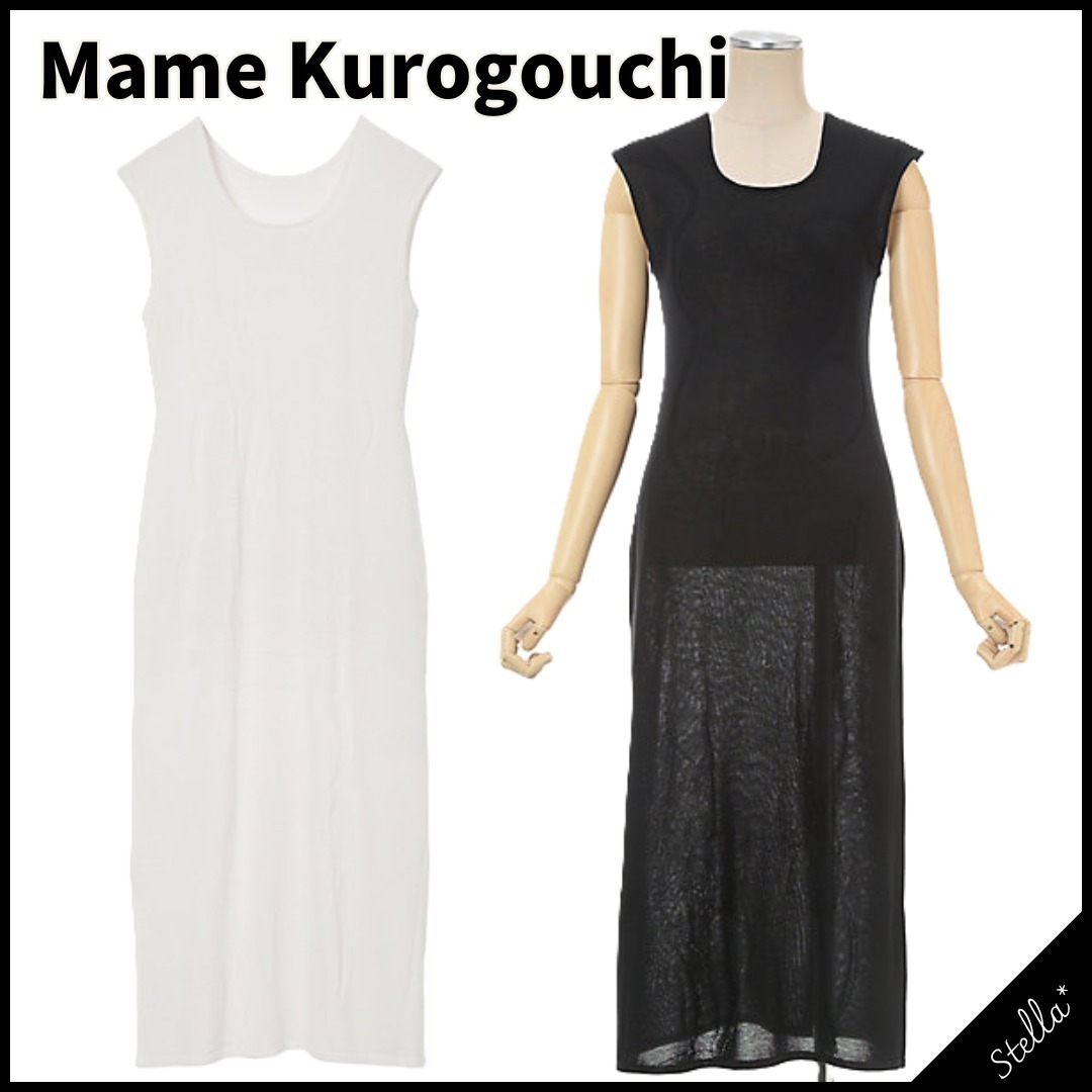 ■Mame Kurogouchi■大人気 女性像ニットワンピース 国内発送