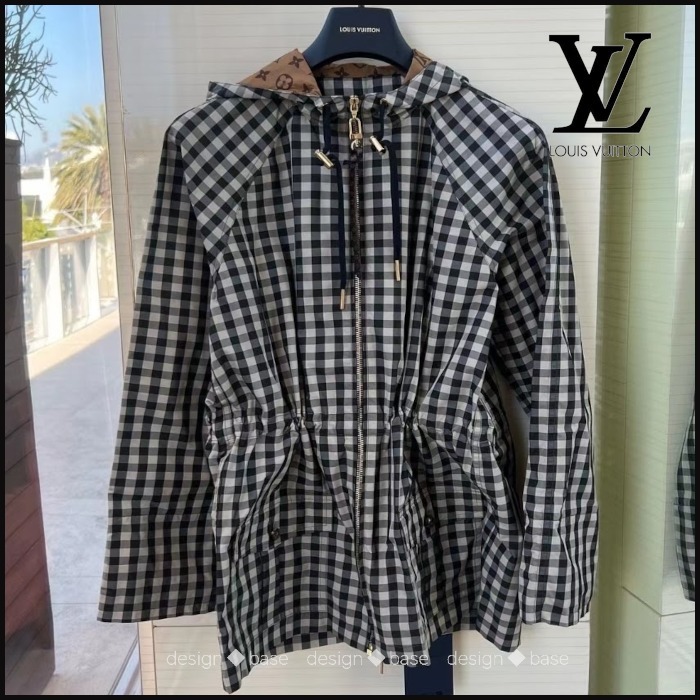 ◆フレッシュ【 LV 】チェックフーデッドパーカジャケット
