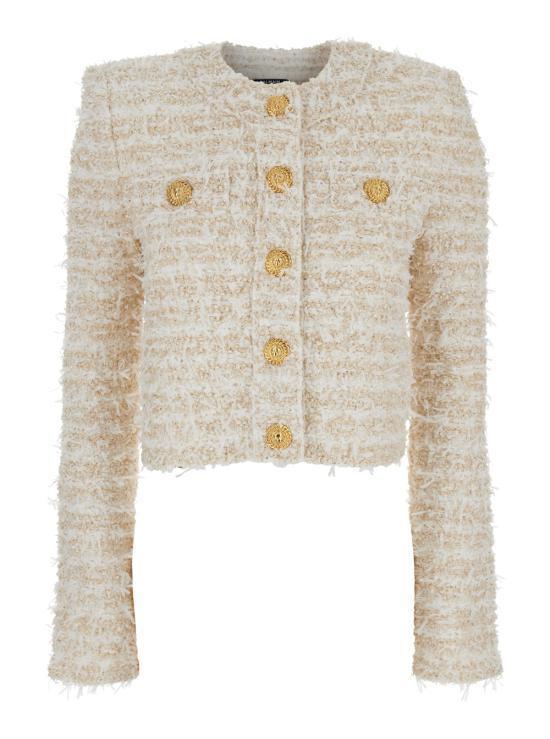 ジャケット BALMAIN Women Jackets EF1SK248KB19GAD White