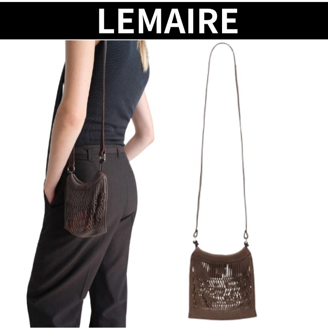 新作【LEMAIRE×FILT】ミニクロスボディフィルトネットバッグ