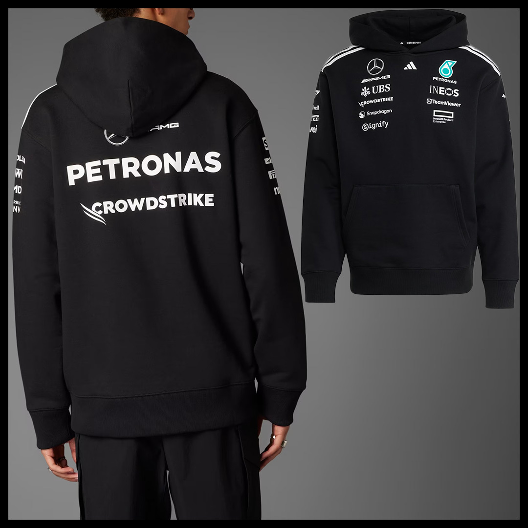 コラボ! adidas×MERCEDES AMG PETRONAS FORMULA フーディ