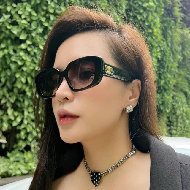 サングラス Celine Sunglasses CL40216U 01F Classic Square Acetate