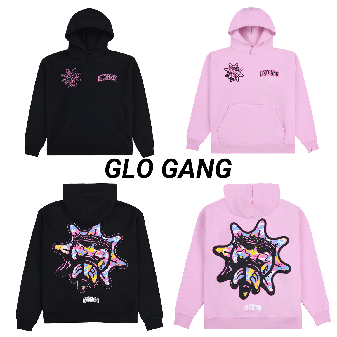 ◆GLOGANG◆Glo Gang Baby Camo フーディー 2 color 送料込