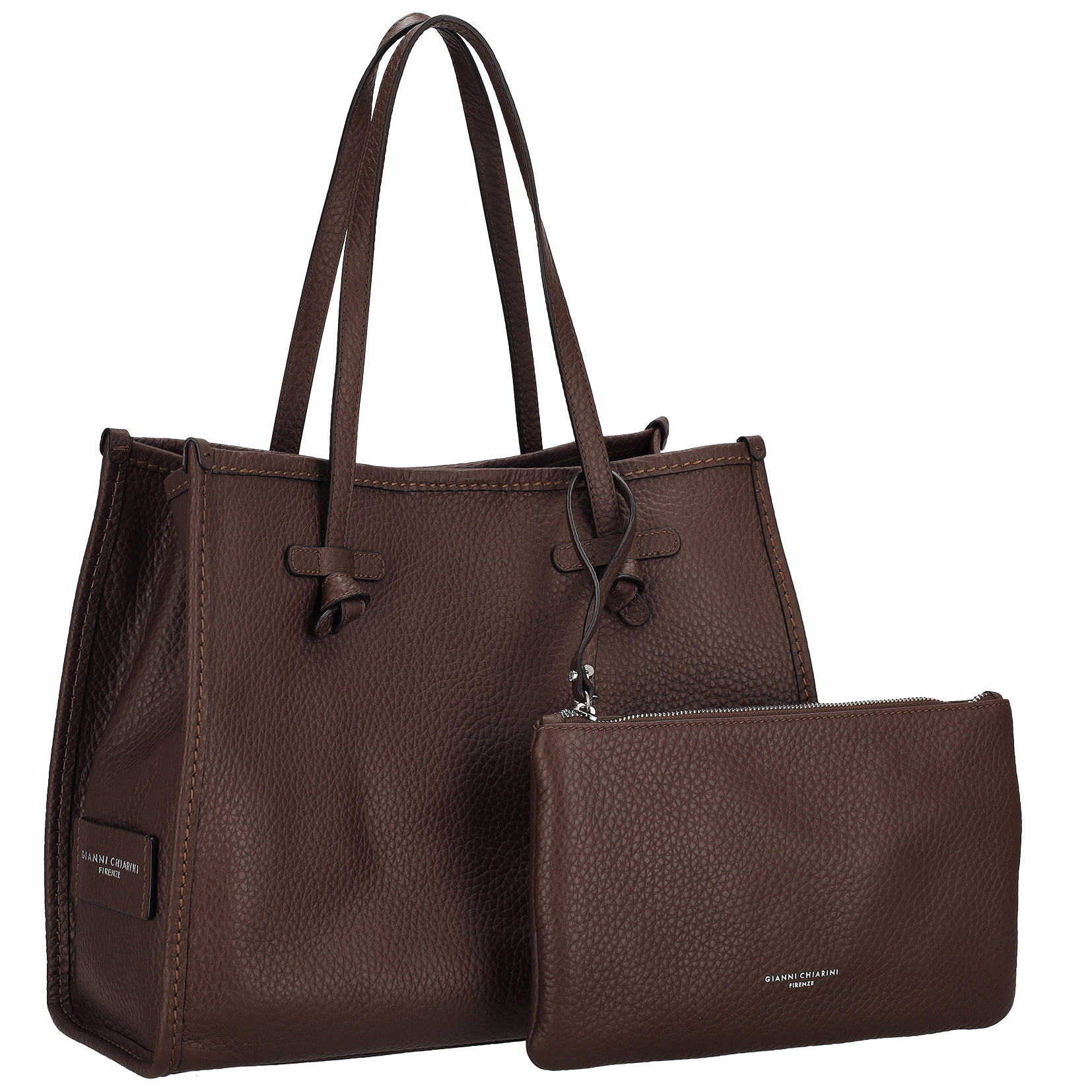 ジャンニ キアリーニ トートバッグ GIANNI CHIARINI ブラウン
