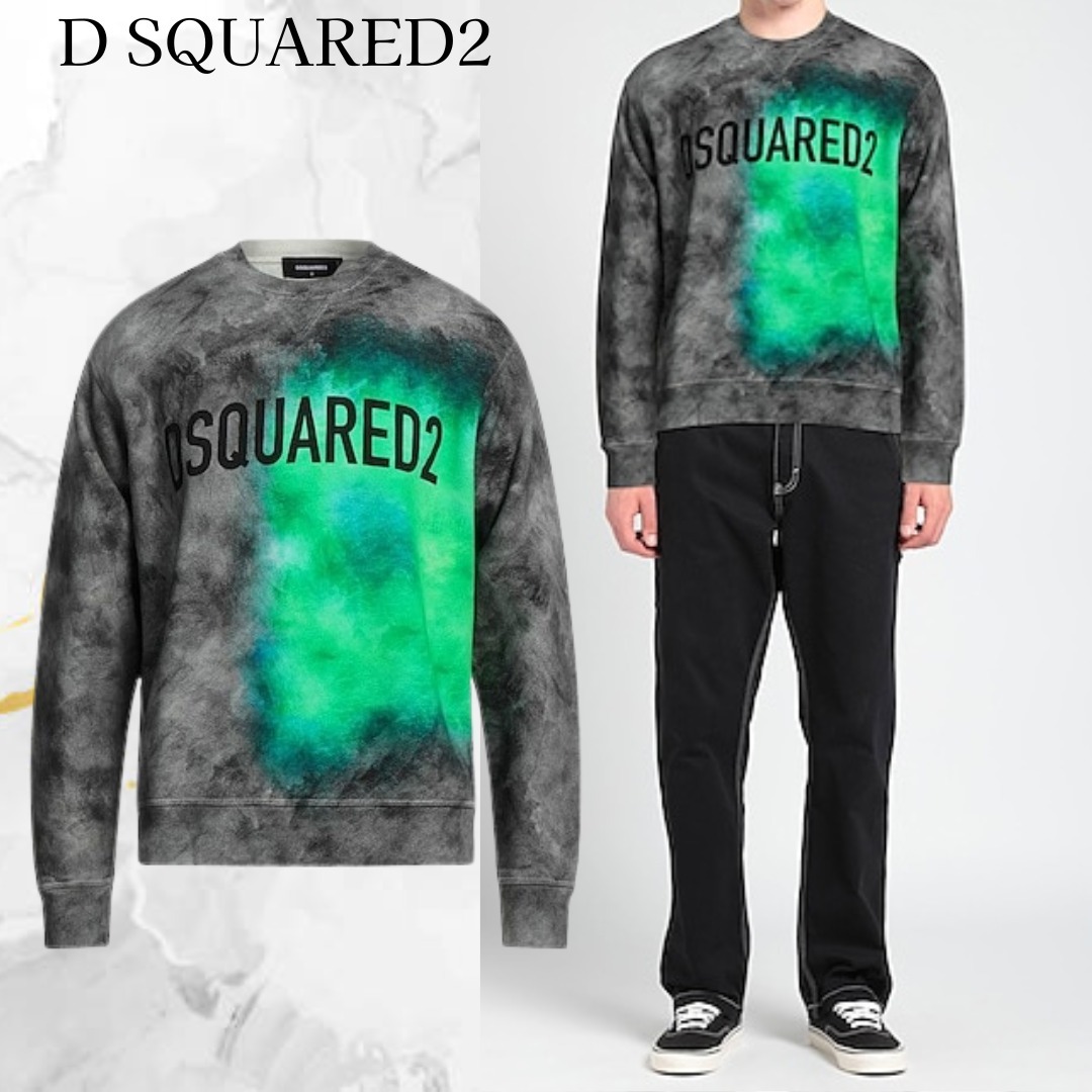 関税送料込【D SQUARED2】ロゴ スウェットパーカー DSQUARED2 ロゴ スウェットパーカー 大人もOK 国内発送 関税込