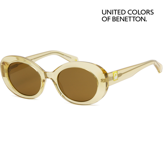 サングラス Benetton Sunglasses BE5055 400 Transparent Oversized Oval