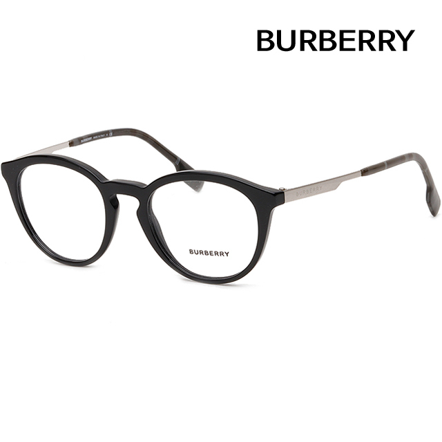 メガネ Burberry Glasses Frame BE2321 3001 Black Horn-Rimmed