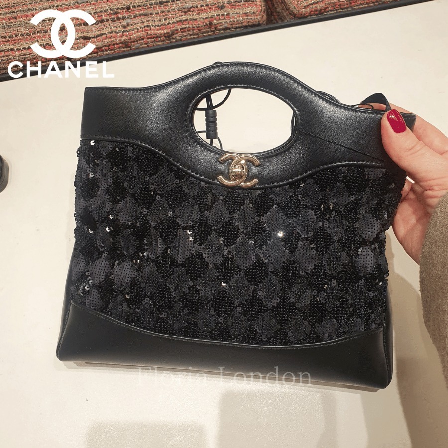 キラキラ仕様 入荷極少 25P CHANEL 31 ミニショッピングバッグ