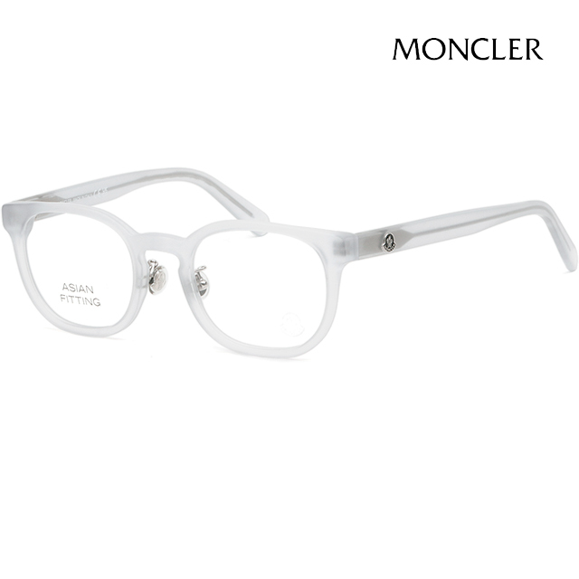 メガネ Moncler Glasses Frame ML5174D 026 Asian Fit Transparent