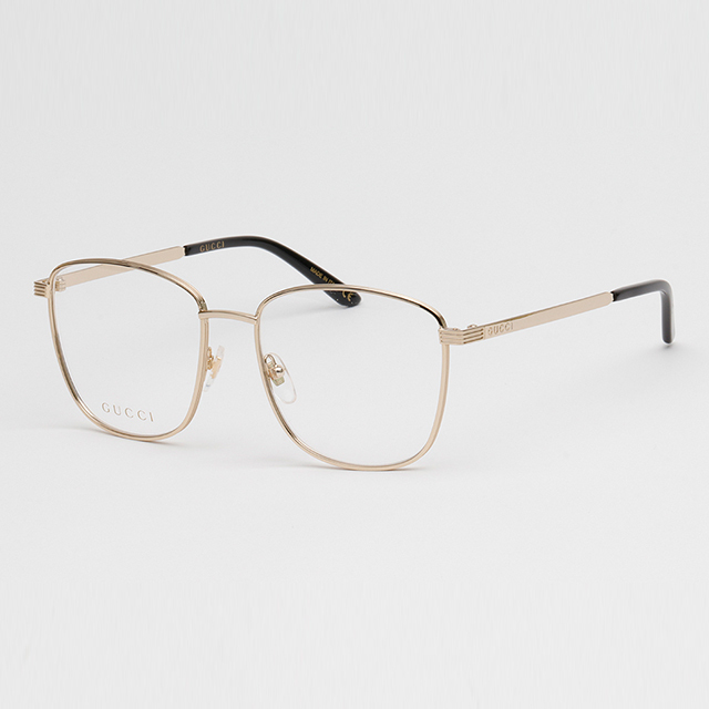 メガネ Gucci Eyewear GG0804O 001 Square Gold Frame Unisex