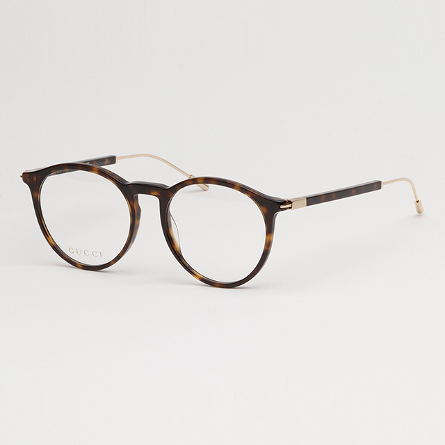 メガネ Gucci Eyeglasses GG1274O 002 Round Leopard Frame