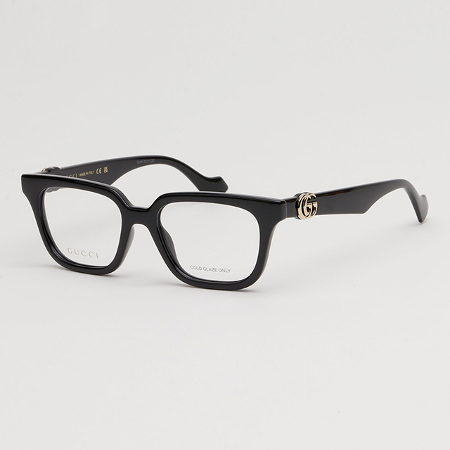 メガネ Gucci Glasses Frame GG1536O 001 Black Rectangular
