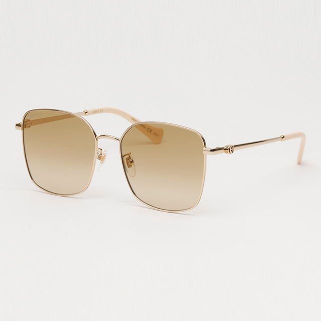 サングラス Gucci Sunglasses GG1146SK 003 Asian Fit Yellow