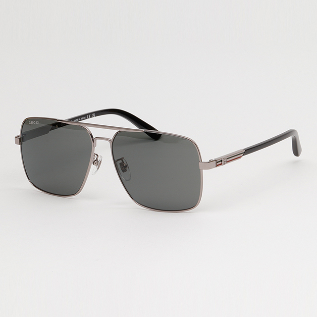 サングラス Gucci Sunglasses GG1289S 001 Unisex Double Bridge