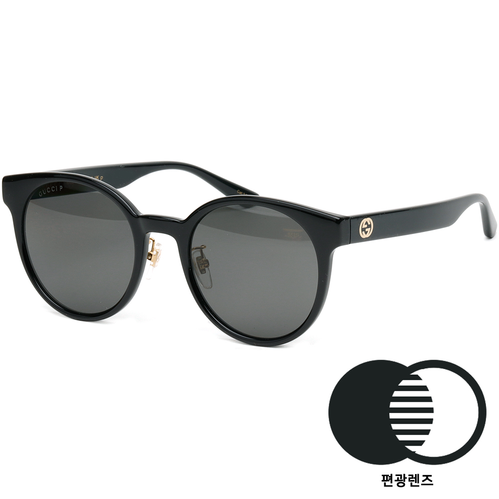 サングラス Gucci Polarized Sunglasses GG1339SK 002 Round Asian Fit