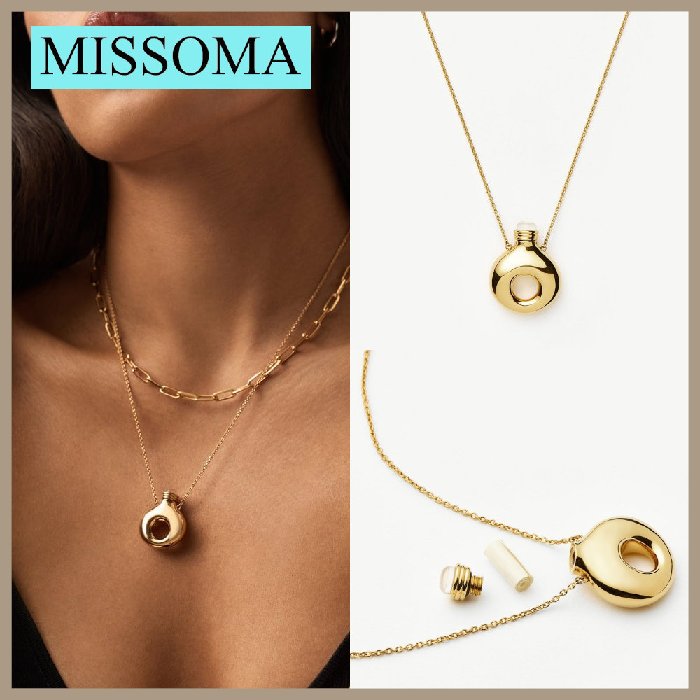 ★MISSOMA★ Message in a Bottle Molten Pendant Necklace